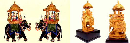 Ambabari Elephant Statue and Idol