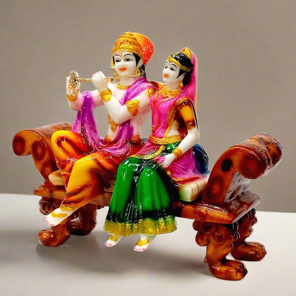A perfect Radha Krishna idol, a much-liked wedding and anniversary gift.