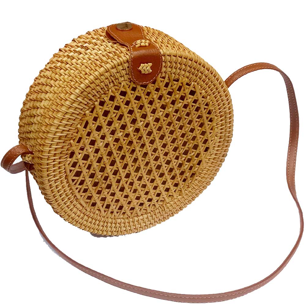 Rattan sling bag