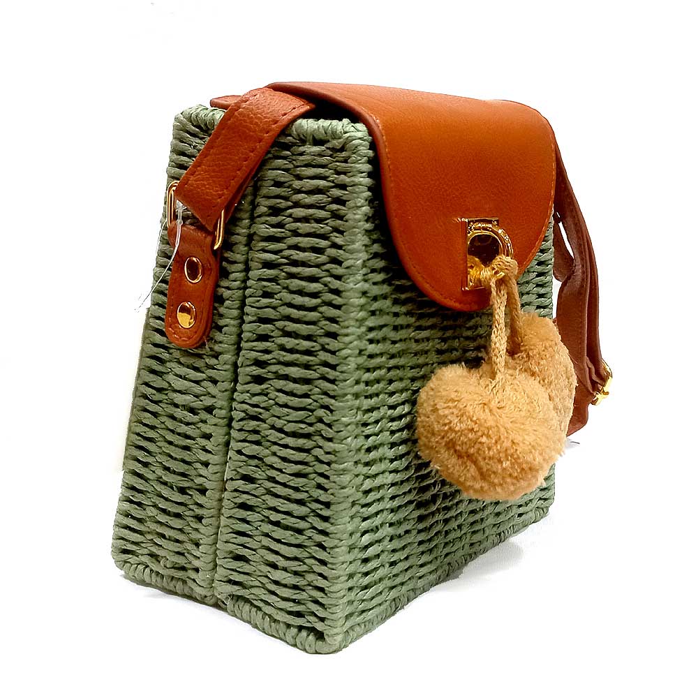 Jute sling bag