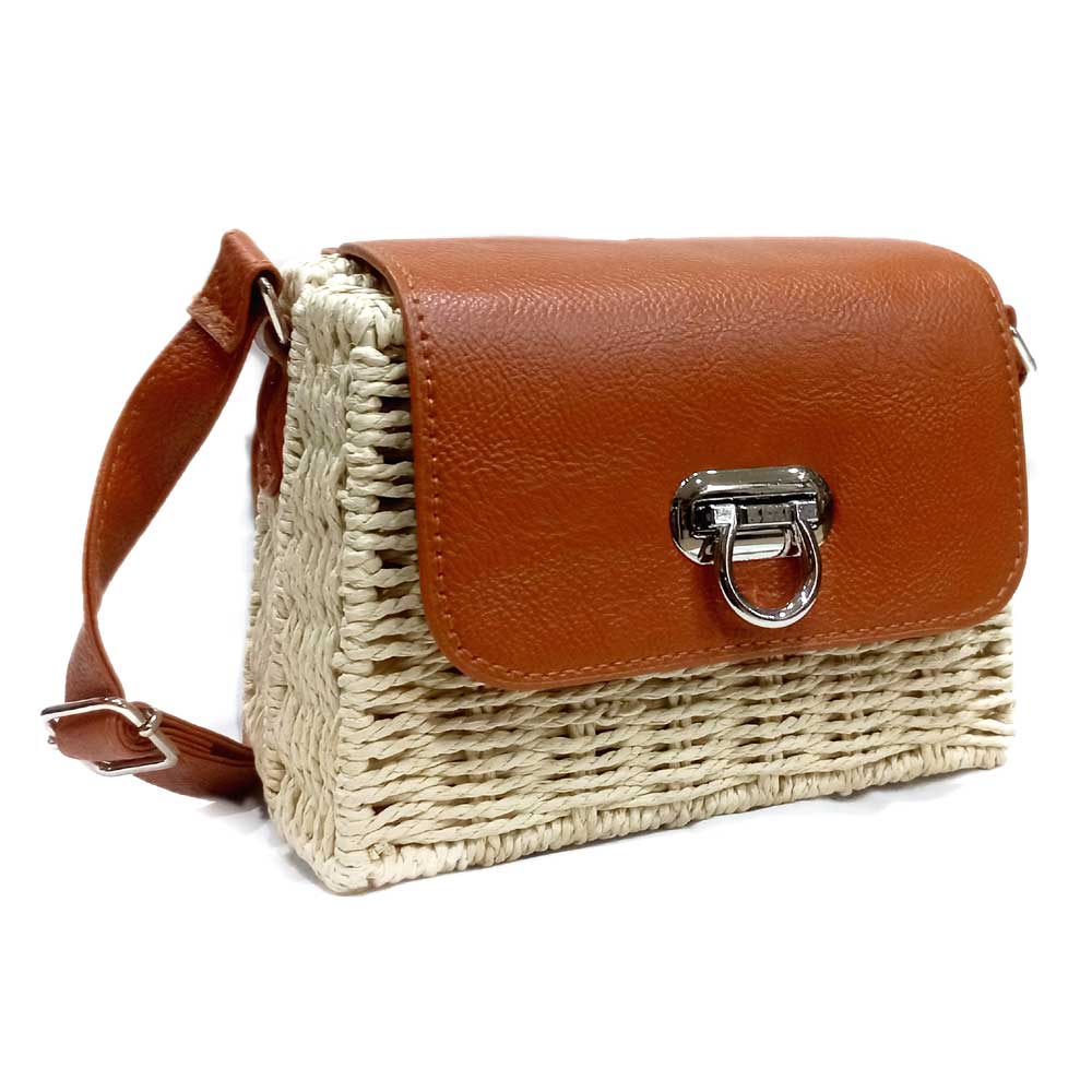 Crossbody Jute Bag
