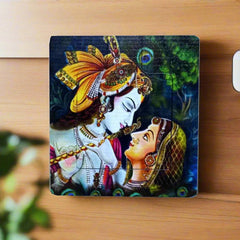 An 8cm wooden pocket mirror that is perfect for makeup in travel or at home.