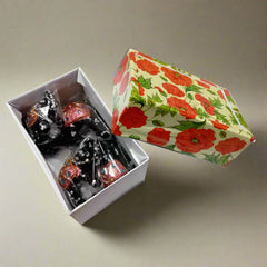 Hand-painted lacquer elephants, durable and elegant multicolor figurine set