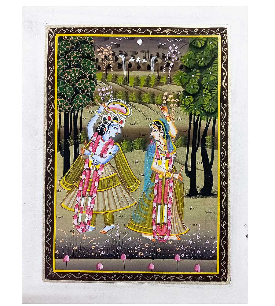 An auspicious Radha Krishna painting, a thoughtful and spiritual gift.