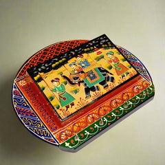 Artisan-crafted wooden wall key holder for home and office