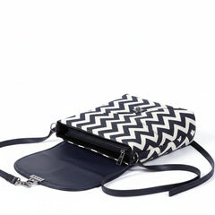 Interior shot showing two separate main zip compartments for organized storage