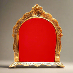 Handcrafted metal Ram Darbar idol with fine detailing and traditional finish.