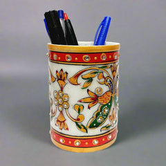 A handmade embossed marble desk accessory, a great and practical gift for colleagues or family.