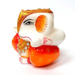 Marble Ganesha idol for home temple and office puja