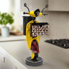 A scooter-shaped desk organizer, a perfect gift for friends or office staff.