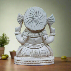 Ganpati statue in sevan wood