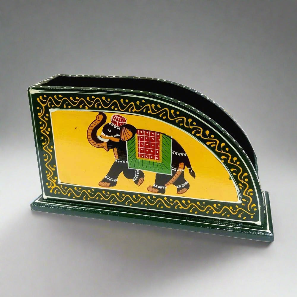 A wood tissue holder, a unique and thoughtful gift.