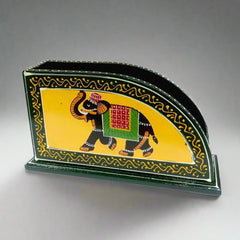 A wood tissue holder, a unique and thoughtful gift.