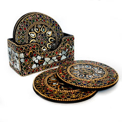 Decorative Tea Coaster Set