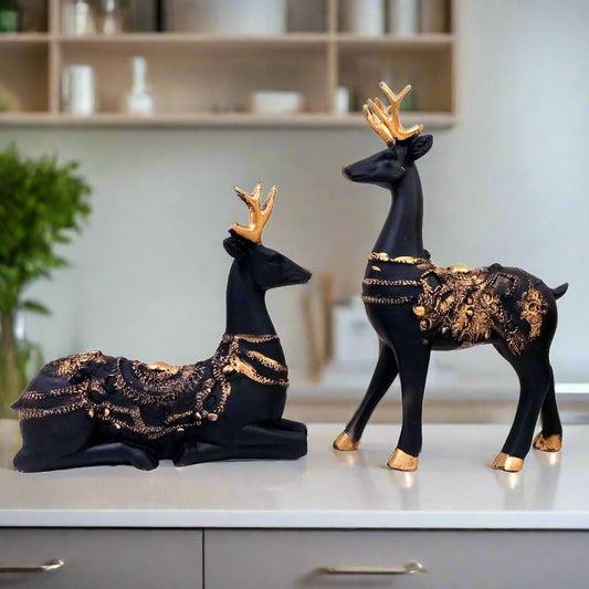 Deer Couple Showpiece