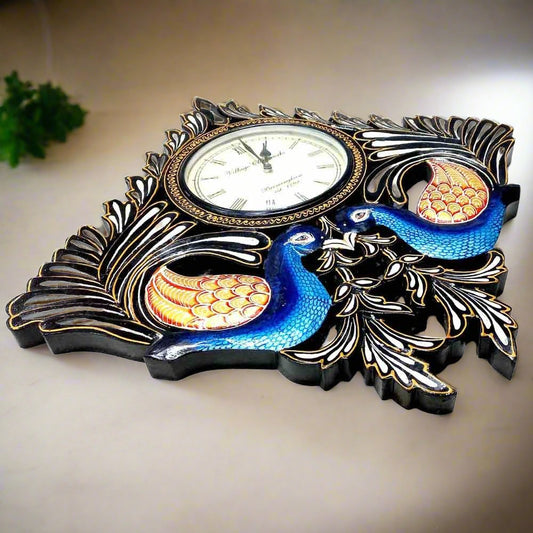 Wooden Hand Painting Wall Clock