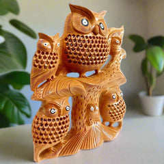 Wooden Undercut Owl