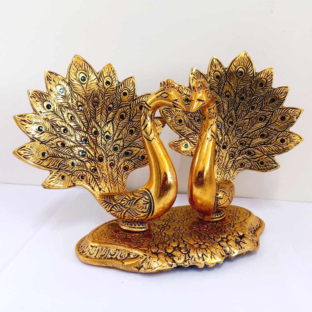 Peacock Statue in Metal Craft