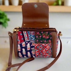 patchwork sling bag
