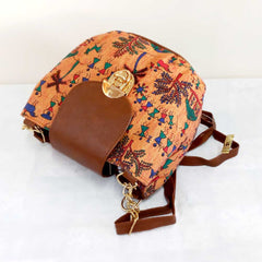 Handmade Warli Print Sling Bag