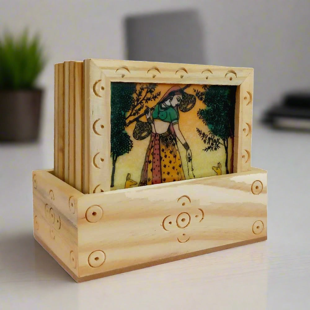 Handmade Tea Coaster Set