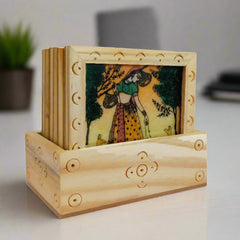 Handmade Tea Coaster Set