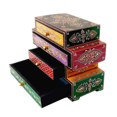 Wooden 4 Drawer Box