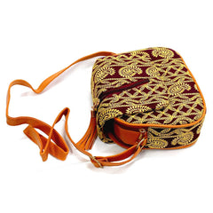 Embroidered Sling Bag
