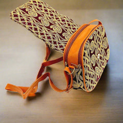 Embroidered Sling Bag
