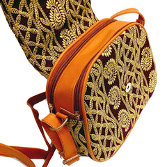 Embroidered Sling Bag