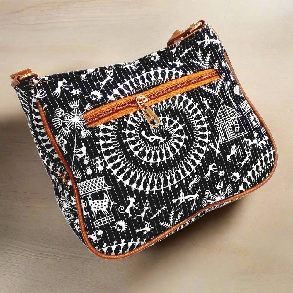 black sling bag