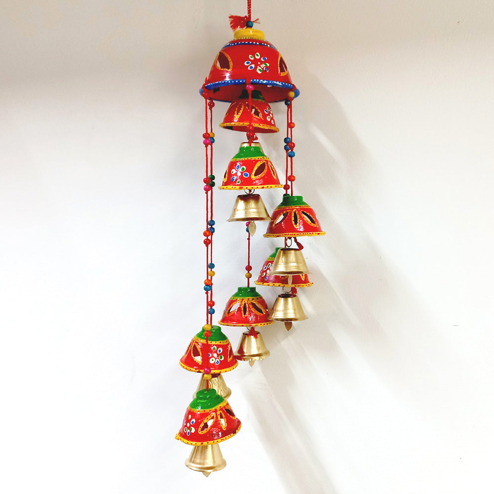 A 40cm decorative toran with a very beautiful bell design.