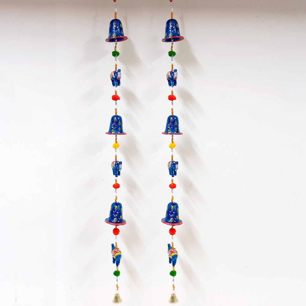 An 80cm tall papermache toran set, a wonderful decorative piece for your home.