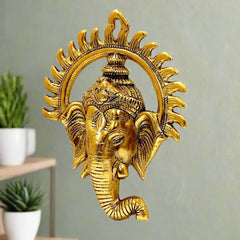 An auspicious Ganesha wall decor piece, perfect for home and office according to Vastu, and a great gift.