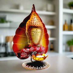 A beautiful Buddha candle stand, best for home decor and gifting on any occasion.