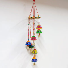A decorative bell toran measuring 30cm in height, perfect for home and office decor.