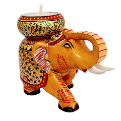 Candle Holder in elephant design.