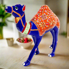 A handmade Meenakari camel idol, a very attractive piece for home decoration and gifting.