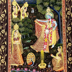 Close-up amazing background scene traditional watercolor single hair brush artistry