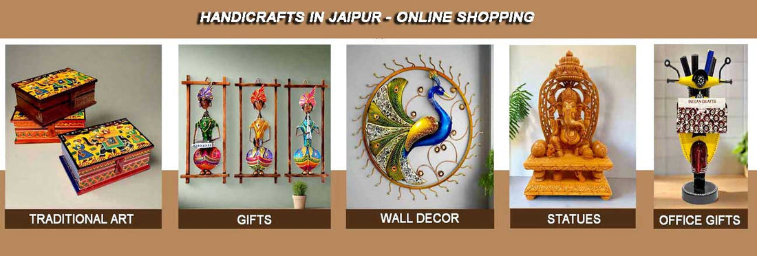 Authentic Jaipur handicrafts available to buy online — home decor, god statues, animal statues and wall decor from KK Gift Store