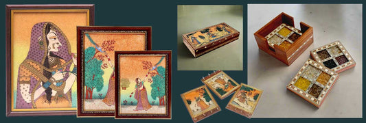 Famous Gemstone Painting in Jaipur, Rajasthan