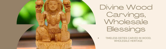 Jaipur manufacturer wholesaler exporter hand-carved wooden Ganesha statue, bulk Rajasthan artisan craft for global home decor