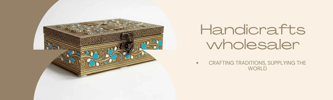Hand-carved handicrafts from Jaipur wholesaler, intricate details for home decor