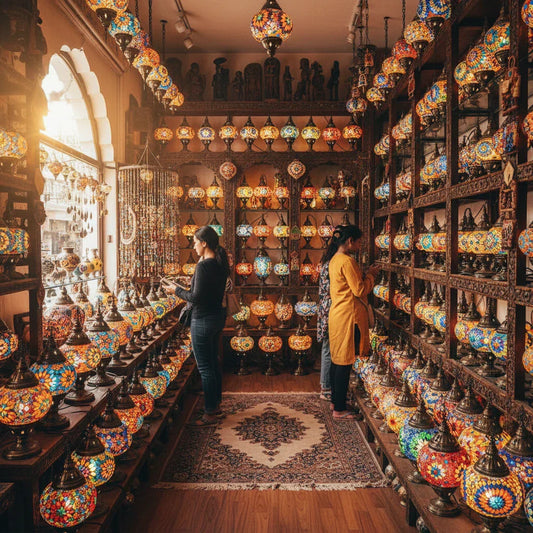 Moroccan Mosaic Lamp and Lantern for Ambient Home Lighting