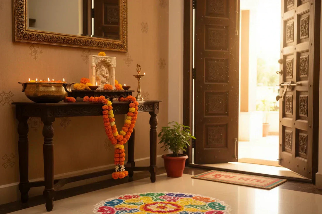 Authentic Shreeparni Wood Ganesha idol for home vastu and prosperity.