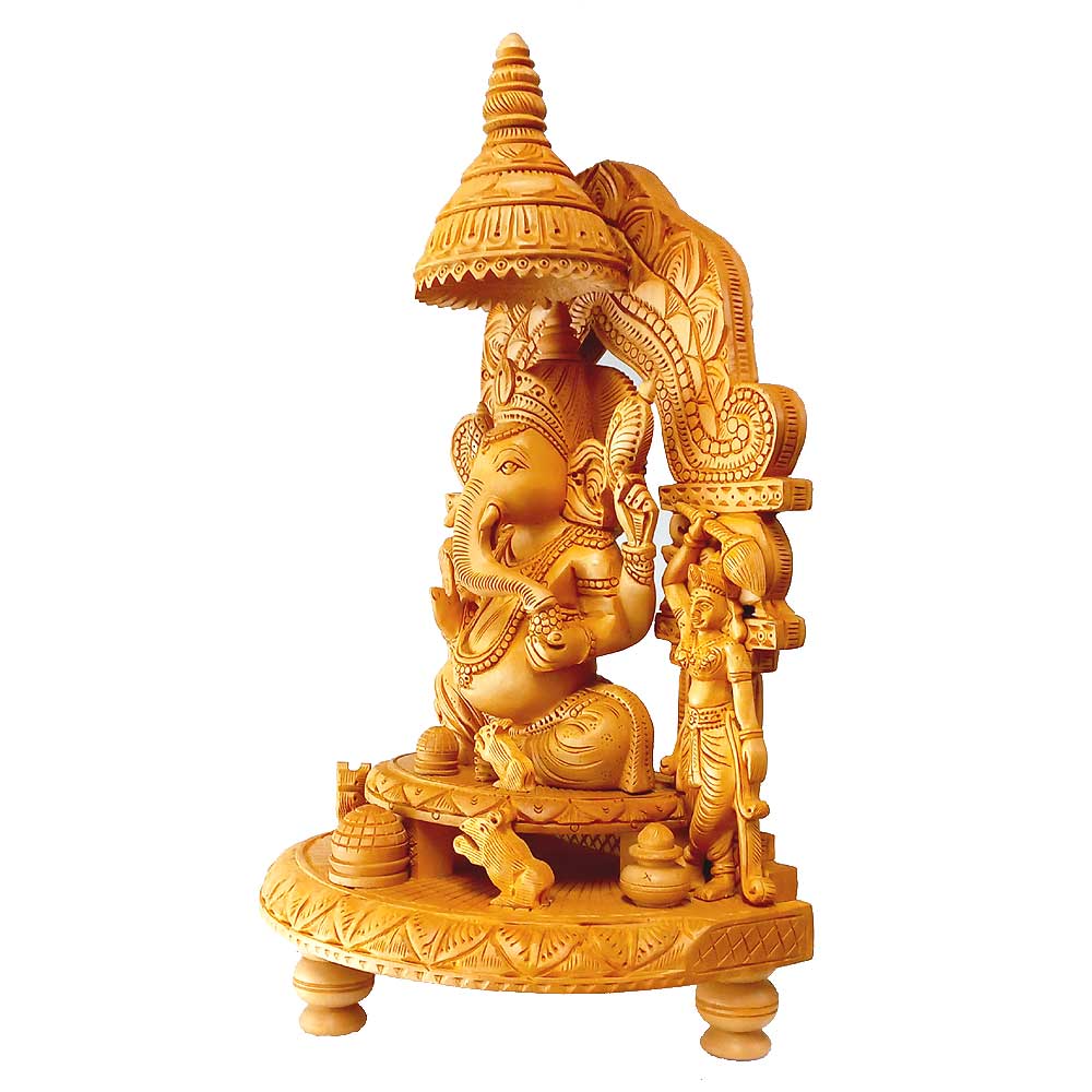 Hand Crafted Riddhi Siddhi Ganesh