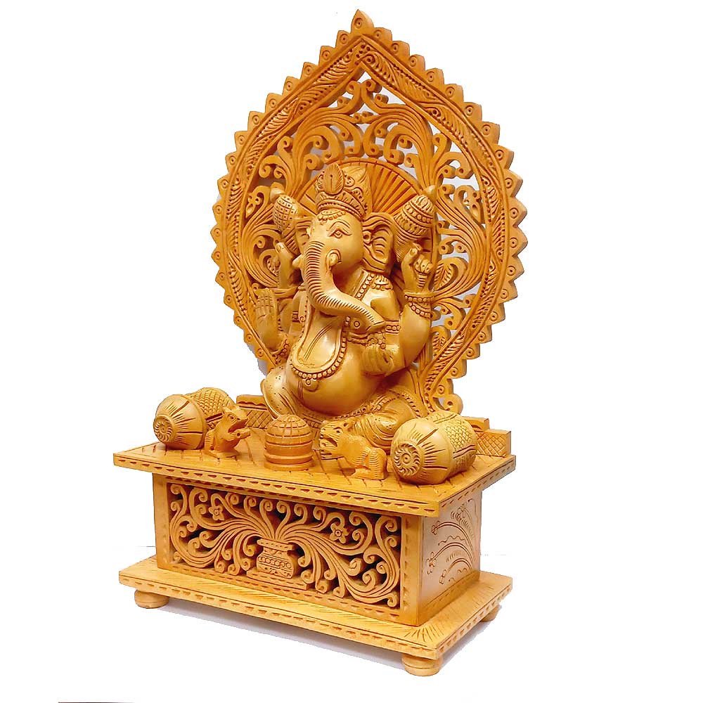 Wooden Vinayaka Ganesh