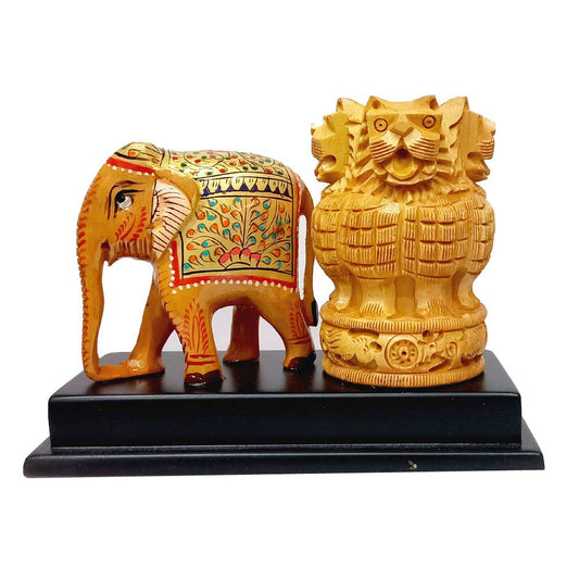 Elephant Statue with Pen Holder