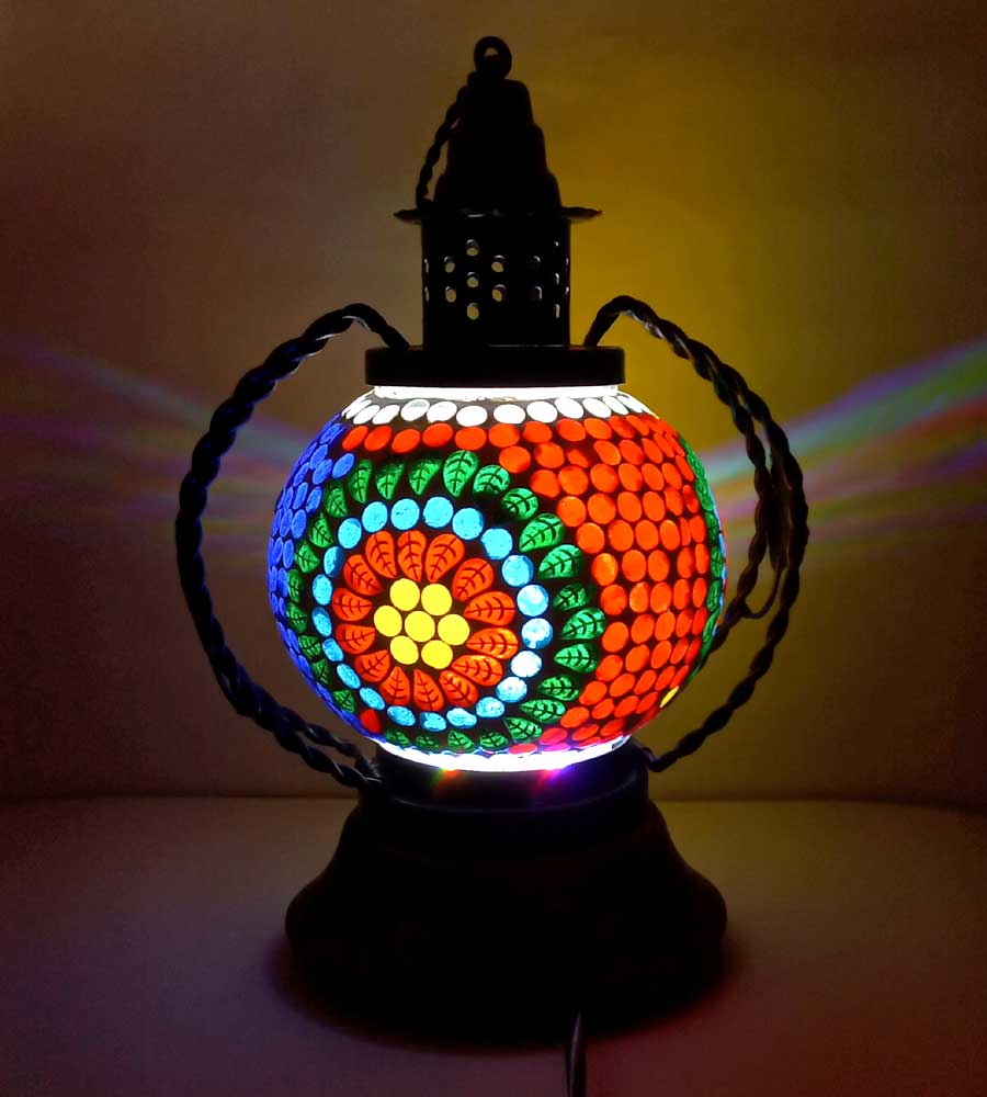 Mosaic Table Lamp with Multi Lights