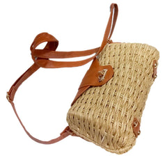 Rattan sling bag